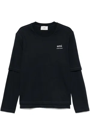 Ami Logo Organic Cotton T-shirt
