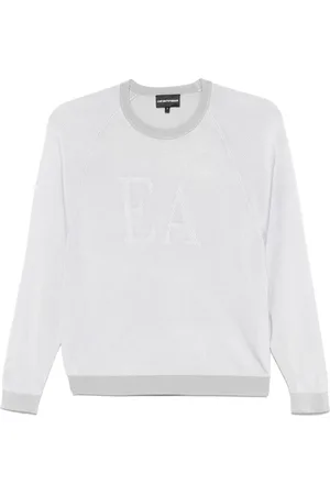 Emporio Armani Logo Striped Sweater