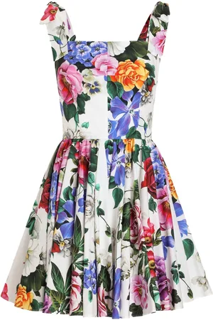 Dolce & Gabbana Printed Cotton Dress