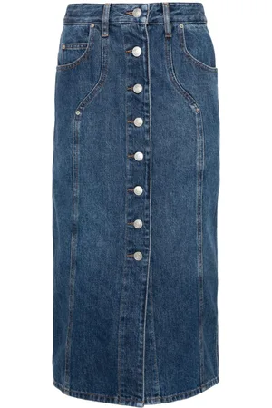 Marant Etoile Vandy Denim Cotton Skirt
