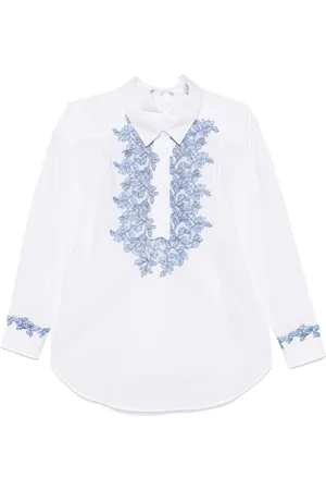ERMANNO SCERVINO Cotton Embroidered Blouse