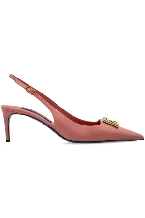 Dolce & Gabbana Dg Logo Leather Pumps