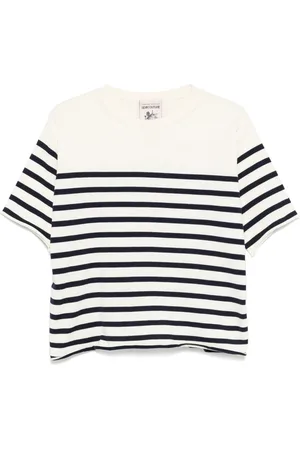 SEMICOUTURE Ombeline Striped Cotton Sweater