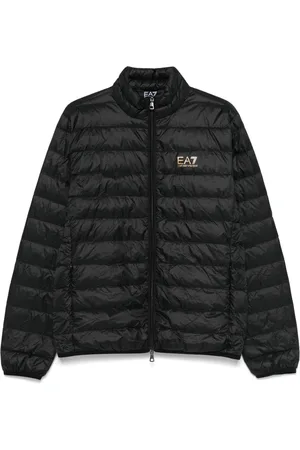 EA7 Logo Short Down Jacket