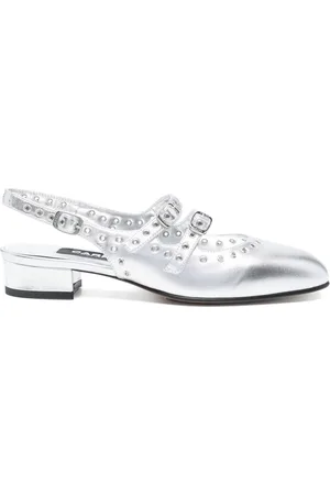Carel Queen Leather Ballet Flats