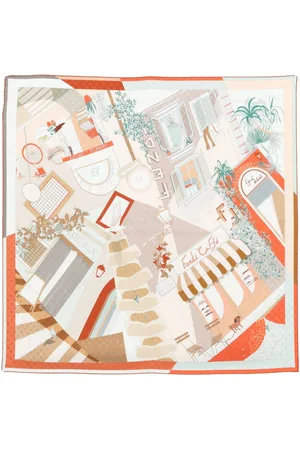 Fendi Printed Silk Foulard