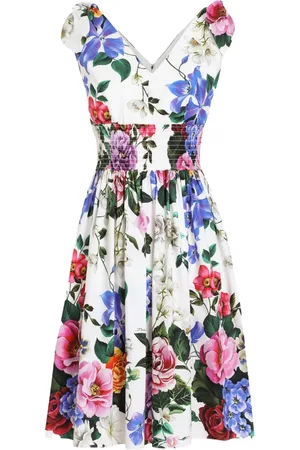 Dolce & Gabbana Printed Cotton Dress