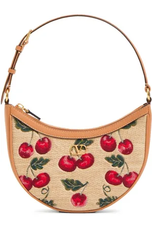 VALENTINO GARAVANI Vlogo Signature Rafia Mini Bag