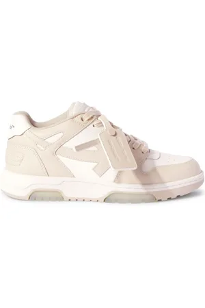 OFF-WHITE Out Of Office Leather Sneakers
