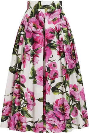 Dolce & Gabbana Printed Midi Skirt