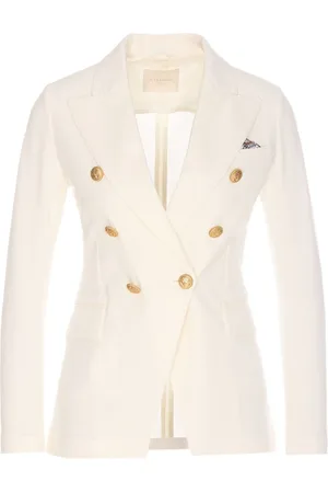 Circolo Cotton Double-breasted Jacket