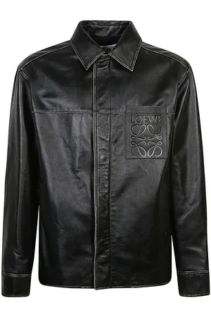 Loewe Anagram Leather Jacket