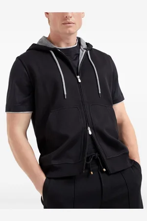 Brunello Cucinelli Cotton Blend Sleeveless Hooodie