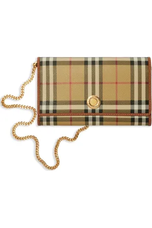 Burberry Check Wallet On Chain