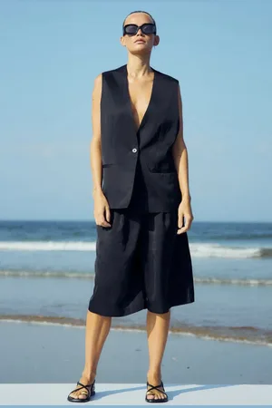 With Black Korte Broek Bermuda