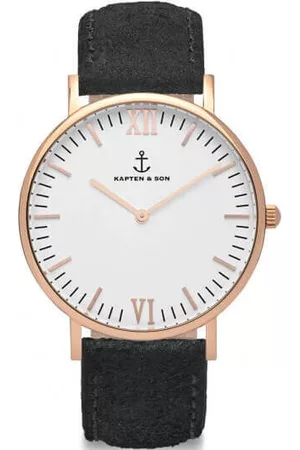 Kapten & Son Black vintage leather campina 4251145211547