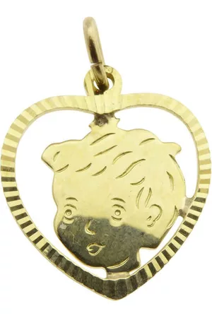 Christian Gouden jongens hoofd hanger