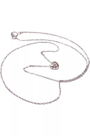 Christian 14 karaat wit gouden ketting hart