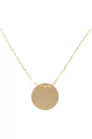 Christian Gouden ketting met ronde hanger