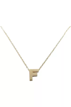 Christian Gouden ketting met f hanger