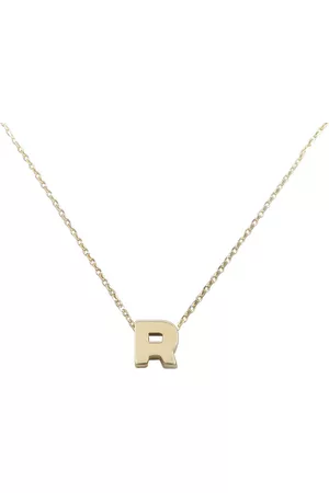 Christian Gouden ketting met r hanger