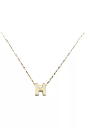 Christian Gouden ketting met h hanger