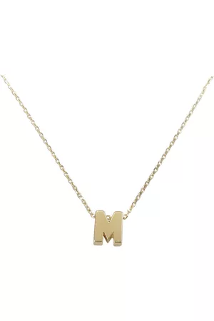 Christian Gouden ketting met m hanger