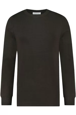 Purewhite Essentials ronde hals pull army green