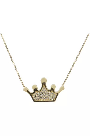 Christian Gouden zirkonia kroon hanger