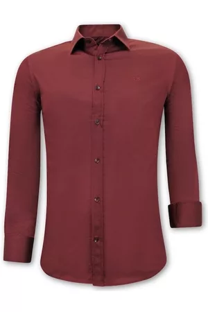 TONY BACKER Satijn slim fit