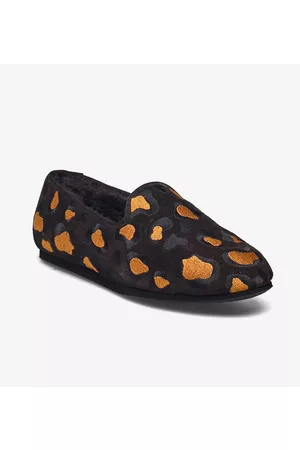 Hums Leopard suede loafer brown aw2001