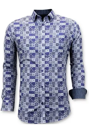 TONY BACKER Trendy overhemden digitale print