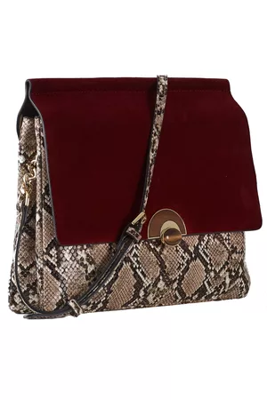 Luella Grey Alexa wooden clasp crossbody