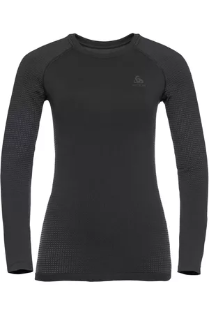 Odlo Dames Sportshirts - Bl top crew neck l/s performance warm ec