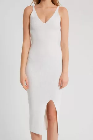 Robin-Collection Elastische ribstof jurk t93513
