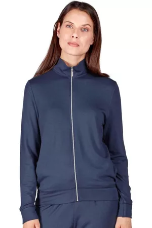 Skiny Vest lang mood indigo huber | 24 hours women lounge