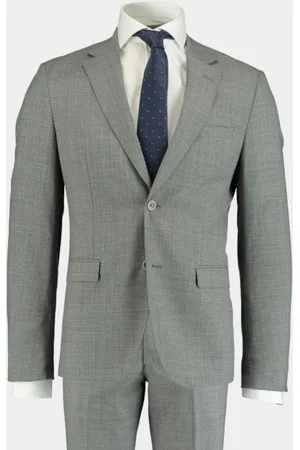 Bos Bright Blue Scotland blue kostuum d8 toulon 2pcs suit 201028to11sb/940 grey