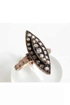 Casio Dames Ringen - Ocn gouden ring met roosdiamant