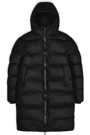 Rains 15070 long puffer jacket black