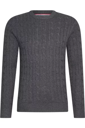 Cappuccino Italia Cable pullover antraciet