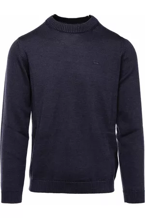 Woolrich Men classic crewneck sweater dark