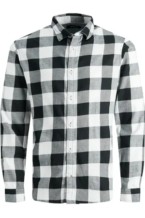JACK & JONES Jjegingham twill slim shirt l/s