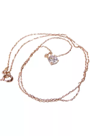 Christian 14 karaat rosé ketting solitaire