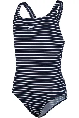 Speedo End print medalist nav/whi