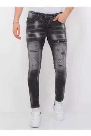 Local Fanatic Distressed jeans stonewash slim fit