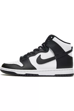 Nike Dunk high black white (w)