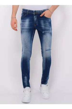 Local Fanatic Blue stone washed jeans slim fit