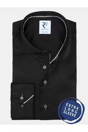 R2 Amsterdam Overhemd extra lange mouw nos.twill.xls.004/020
