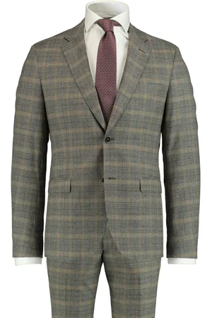 Bos Bright Blue Scotland blue kostuum toulon suit drop 8 213028to18sb/940 grey