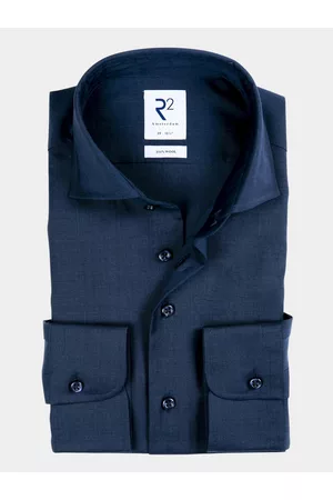 R2 Amsterdam Business hemd lange mouw nos.wool.002/010